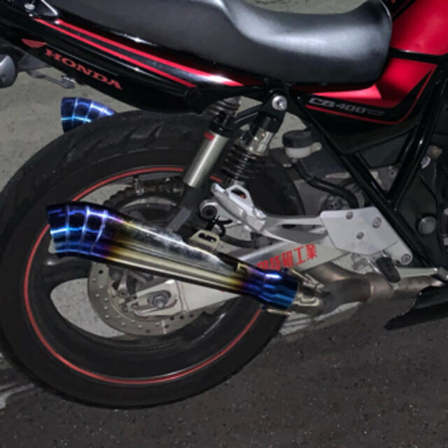 CB400SF REVO NC42 SP忠男 左右出し フルエキ マフラー