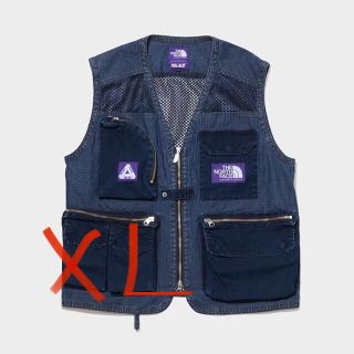 ザノースフェイス(THE NORTH FACE)の新品PALACE INDIGO RIPSTOP MESH VEST(ベスト)