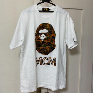 MCM × BAPE® BY BATHING TEE グリーン【Sサイズ】