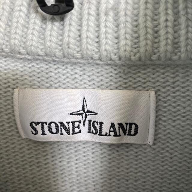 Lサイズ　stone island ニット　グリーン　水色　ジャケット 2