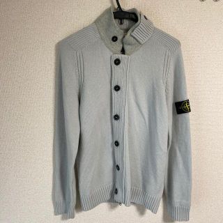 ストーンアイランド(STONE ISLAND)のLサイズ　stone island ニット　グリーン　水色　ジャケット(その他)