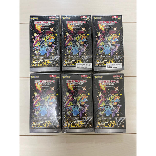 正規店新作 ポケモン 6BOXの通販 by yt's shop|ポケモンならラクマ - ポケモンカードゲーム シャイニースターV 通販再入荷