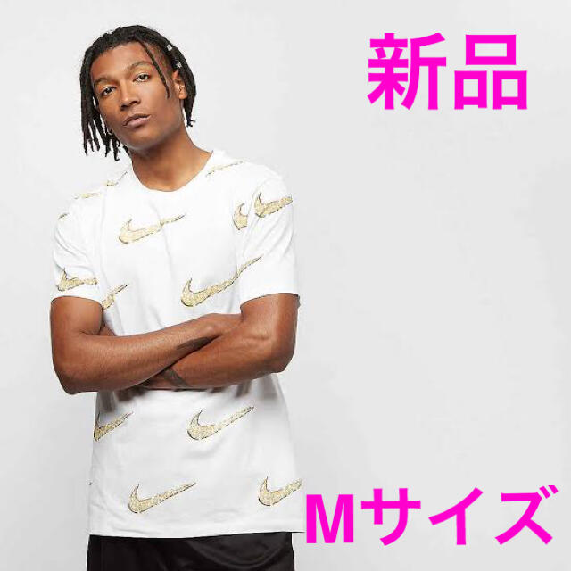 NIKE(ナイキ)の激レア 新品 NIKE 総柄　ダイヤ柄　BIG SWOOSH Mサイズ  メンズのトップス(Tシャツ/カットソー(半袖/袖なし))の商品写真