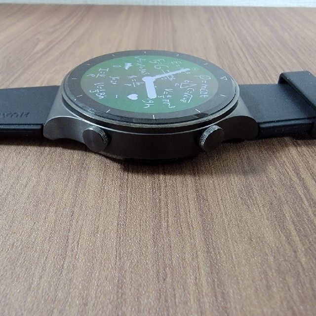 HUAWEI(ファーウェイ)のHUAWEI WATCH GT2 Pro ブラック　中古　美品 スマホ/家電/カメラのスマホ/家電/カメラ その他(その他)の商品写真