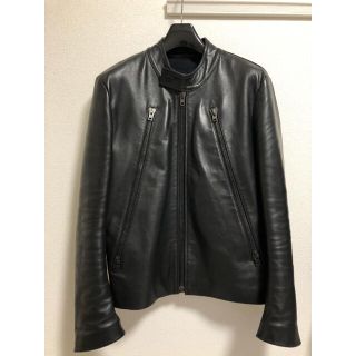 マルタンマルジェラ(Maison Martin Margiela)のMARTIN MARGIELA 13AW  カーフレザー 八の字ライダース(ライダースジャケット)