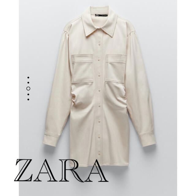 ZARA(ザラ)の5/9までSALE★ZARA ポケット付きワンピース レディースのワンピース(ミニワンピース)の商品写真