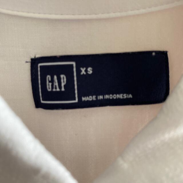 GAP(ギャップ)のGAP 袖なしロングブラウス XS オフホワイト レディースのトップス(シャツ/ブラウス(半袖/袖なし))の商品写真