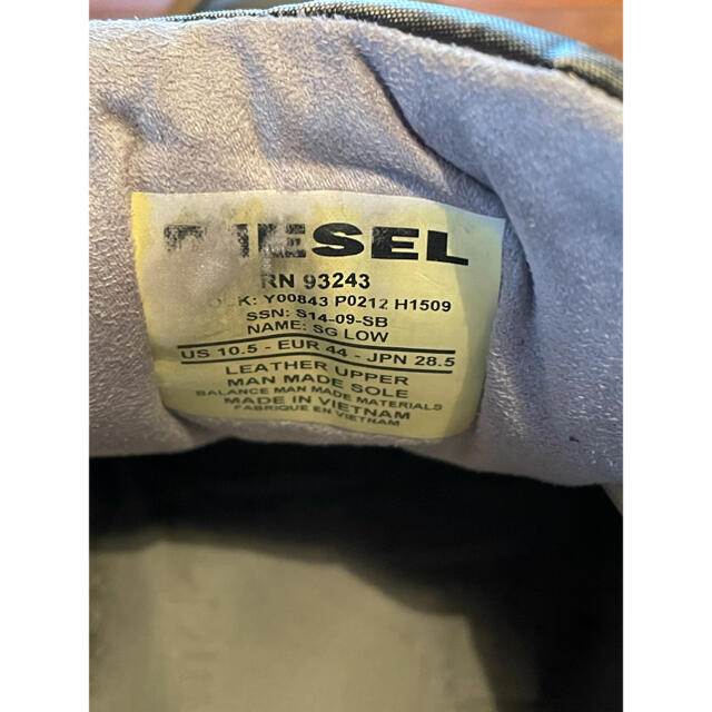 DIESEL(ディーゼル)のディーゼル　メンズ　スニーカー　サイズ28.5cm メンズの靴/シューズ(スニーカー)の商品写真