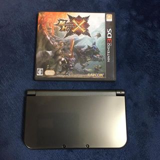 ニンテンドー3DS(ニンテンドー3DS)のNewニンテンドー3DS LL メタリックブラック　ソフト付き(携帯用ゲーム機本体)