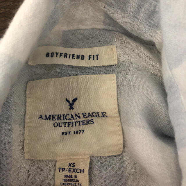 American Eagle(アメリカンイーグル)のギンガムチェックシャツ レディースのトップス(シャツ/ブラウス(長袖/七分))の商品写真