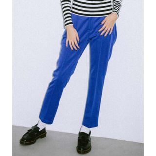 エックスガール(X-girl)のX-girl JERSEY TROUSER ブルー ジャージー トラウザー(カジュアルパンツ)