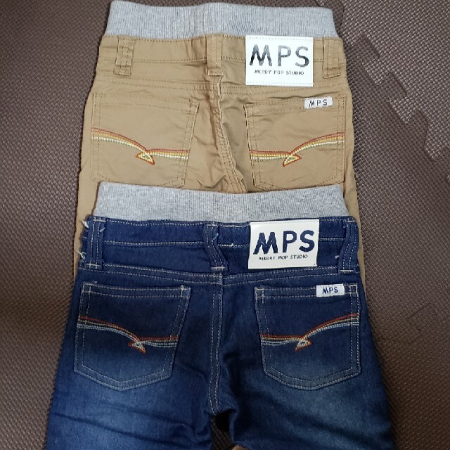 MPS(エムピーエス)のストレッチズボン2枚セット キッズ/ベビー/マタニティのキッズ服男の子用(90cm~)(パンツ/スパッツ)の商品写真