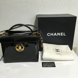 シャネル(CHANEL)のchel様専用シャネルココマーク2wayバニティバック エナメル(ハンドバッグ)