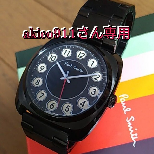 《限定品》Paul Smith　三浦春馬さんも愛用　腕時計　Dial　ブラック メンズの時計(腕時計(アナログ))の商品写真