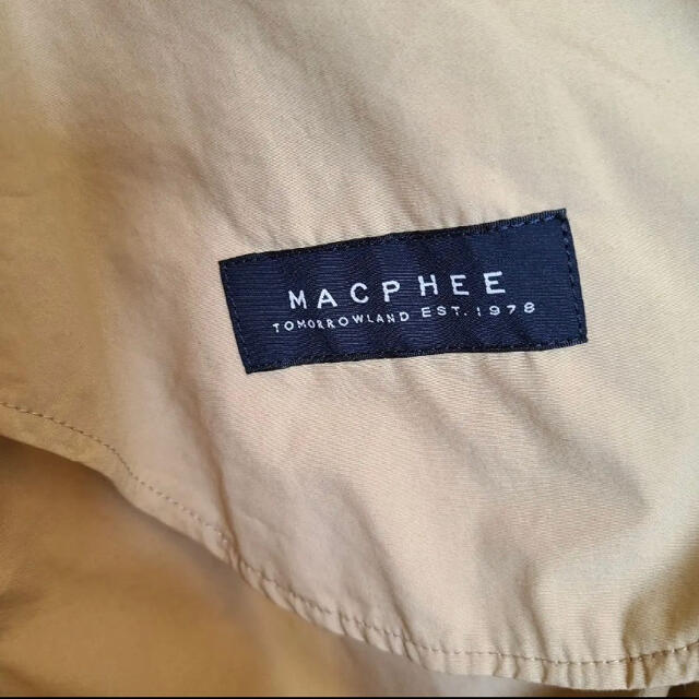 MACPHEE(マカフィー)の専用！MACPHEE マカフィー　トゥモローランド　ノーカラーコート レディースのジャケット/アウター(スプリングコート)の商品写真