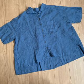ネストローブ(nest Robe)の[nestRobe]ブルーシャツ(シャツ/ブラウス(半袖/袖なし))