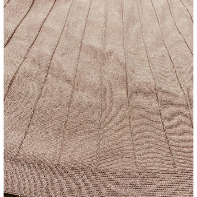 dholic(ディーホリック)のキキ様専用✨✨✨ミドルロングスカート　S〜M ラメ入りピンクベージュ レディースのスカート(ロングスカート)の商品写真