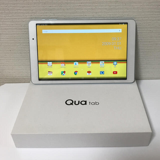 美品 au Qua tab 02 エアリーブルー