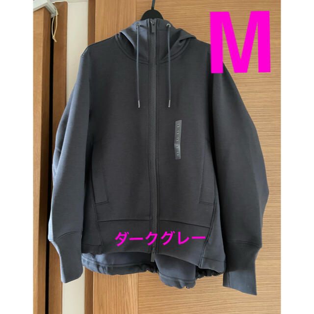 【美品】ユニクロ ＋Jドライスウェットフルジップパーカ　M