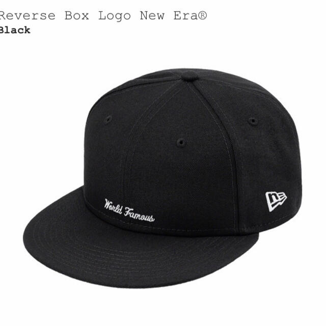 supreme new era reverse box logo 7 1/4 1