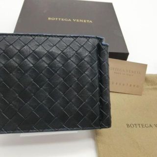 ボッテガヴェネタ(Bottega Veneta)のボッテガ ヴェネタBOTTEGA VENETAマネークリップ付き 札入れ財布(折り財布)