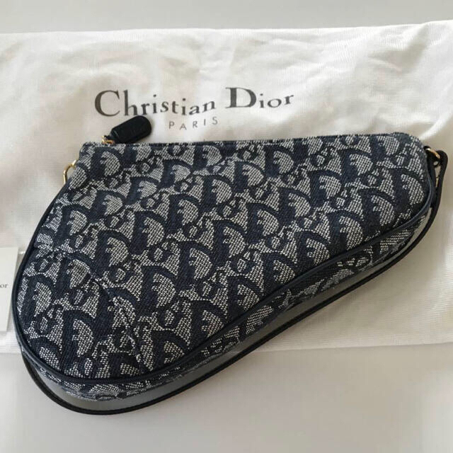【お取り置き商品】Christian Dior キャンバス サドルハンドバッグ