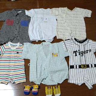 ミキハウス(mikihouse)の専用☆新生児 ロンパース まとめ売り 50〜70(ロンパース)