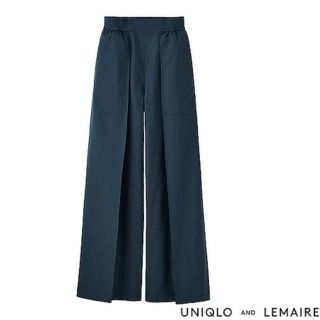 ユニクロ(UNIQLO)のユニクロ　ルメール　オックスフォード ワイドパンツ+(カジュアルパンツ)
