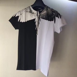 新品 マルセロバーロン フェザーシャツ XS ブラック
