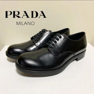 プラダ(PRADA)の☆未使用 プラダ 5ホール プレーントゥ オックスフォード シューズ イタリア製(ドレス/ビジネス)