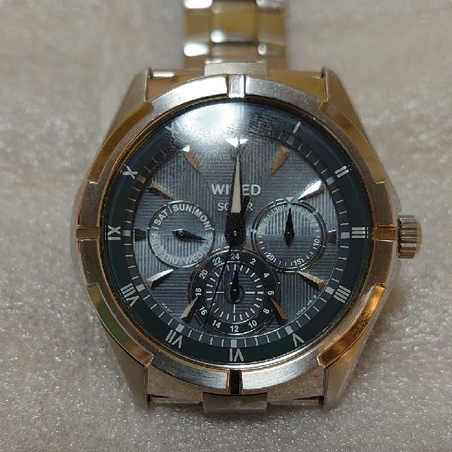 WIRED(ワイアード)のSEIKO WIREDクロノグラフ 腕時計 【ジャンク品】 メンズの時計(腕時計(アナログ))の商品写真