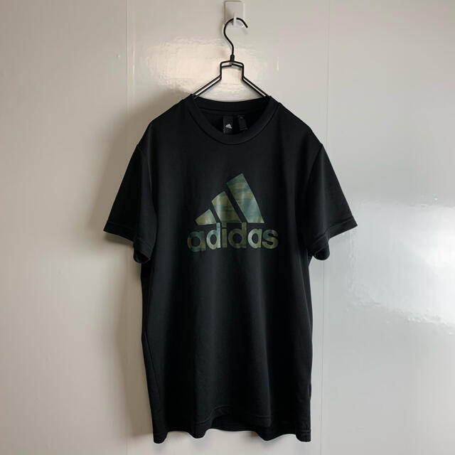 adidas Tシャツ スポーツ アディダス ティーシャツ　黒 メンズのトップス(Tシャツ/カットソー(半袖/袖なし))の商品写真