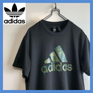 adidas Tシャツ スポーツ アディダス ティーシャツ　黒(Tシャツ/カットソー(半袖/袖なし))