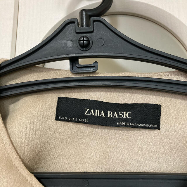 ZARA スエードノーカラージャケット