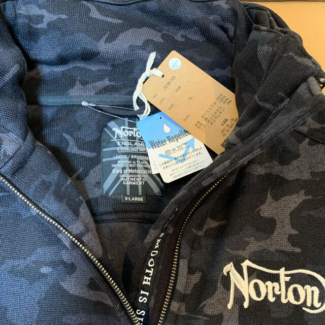 Norton(ノートン)の新品！Norton ENGLAND カモフラJQJKT XL メンズのジャケット/アウター(ライダースジャケット)の商品写真