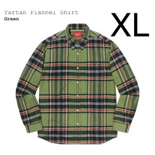 シュプリーム(Supreme)の希少 XLサイズ Supreme tartan flannel シャツ(シャツ)