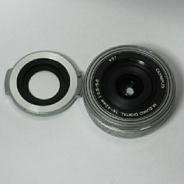 カメラオリンパス Zuiko 14-42 EZ ED パンケーキ - レンズ(ズーム)