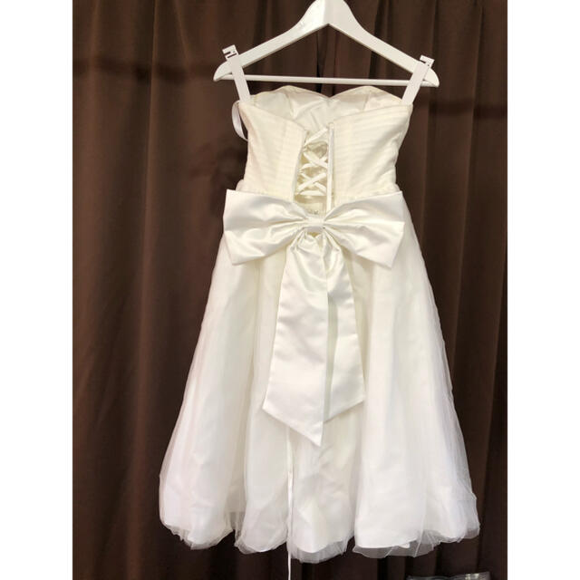 ミモレ丈総チュールウェディングドレス レディースのフォーマル/ドレス(ウェディングドレス)の商品写真