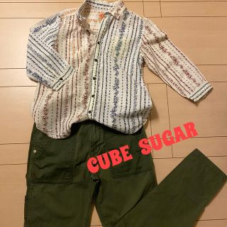 キューブシュガー(CUBE SUGAR)のキューブシュガー  七分袖シャツです。(シャツ/ブラウス(長袖/七分))