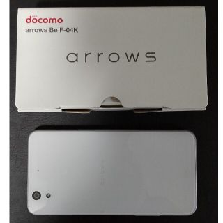 アローズ(arrows)のarrows Be F-04K　ホワイト(スマートフォン本体)