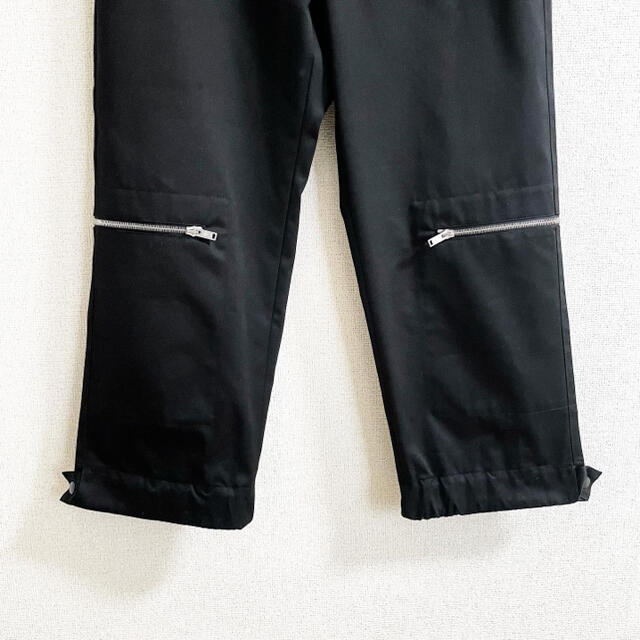 Jil Sander - JIL SANDER 19-20AW ジップデザイン 裾ベルトパンツの