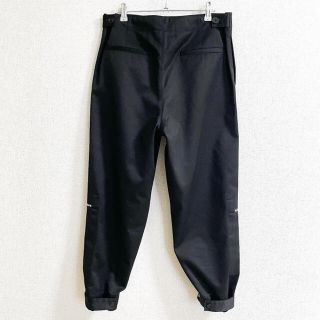 Jil Sander - JIL SANDER 19-20AW ジップデザイン 裾ベルトパンツ