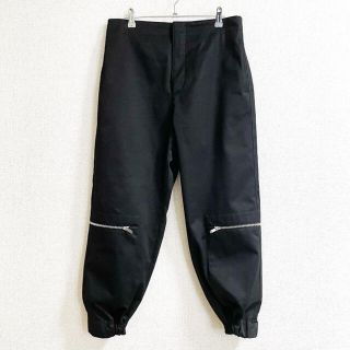 ジルサンダー(Jil Sander)のJIL SANDER 19-20AW ジップデザイン 裾ベルトパンツ(ワークパンツ/カーゴパンツ)