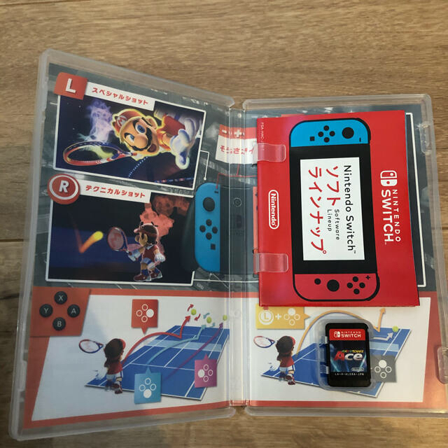 Nintendo Switch(ニンテンドースイッチ)の【美品】マリオテニス　エース　Nintendo switch エンタメ/ホビーのゲームソフト/ゲーム機本体(家庭用ゲームソフト)の商品写真