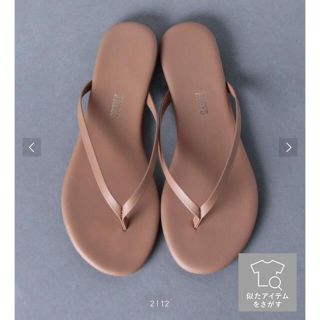 イエナ(IENA)のすたばん様専用【TKEESティキーズ】FLIP FLOPS ブラウン37(サンダル)