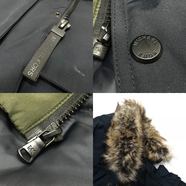 マイケルコース Michael Kors アウター フード付き ダウンジャケット ダウン ブラック