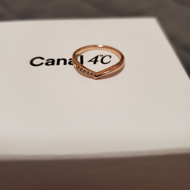 canal４℃(カナルヨンドシー)のcanal 4℃　ピンクゴールド　リング レディースのアクセサリー(リング(指輪))の商品写真