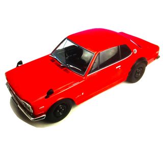 ニッサン(日産)のFirst18/日産スカイライン GT-R (KPGC10) レッド(ミニカー)