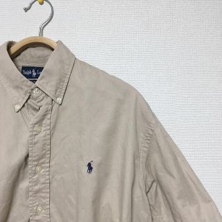 ラルフローレン(Ralph Lauren)のRalph Lauren シャツ ベージュ 半袖 90s(シャツ)