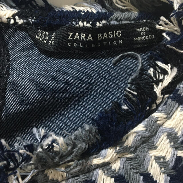 ZARA(ザラ)のZARA(ザラ)ツイード×デニム・トップス レディースのトップス(シャツ/ブラウス(長袖/七分))の商品写真